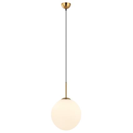 ITALUX - Lámpara colgante DEORE 1xE27/40W/230V diá. 30 cm bronce