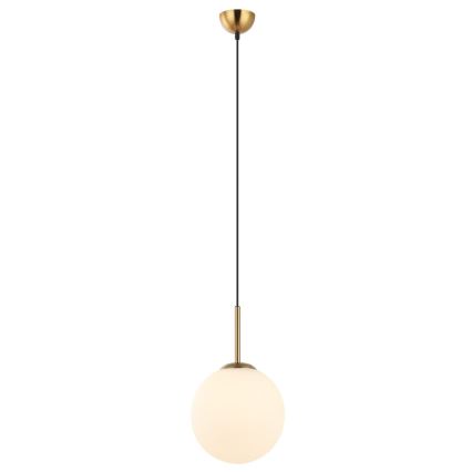 ITALUX - Lámpara colgante DEORE 1xE27/40W/230V diá. 25 cm bronce