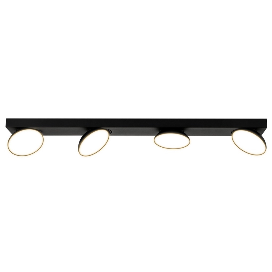 ITALUX - Foco LED CASTELIO 4xLED/5W/230V 4000K negro