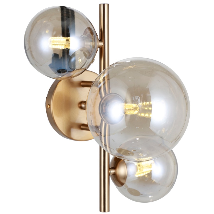 ITALUX - Aplique CANELLO 3xG9/5W/230V latón