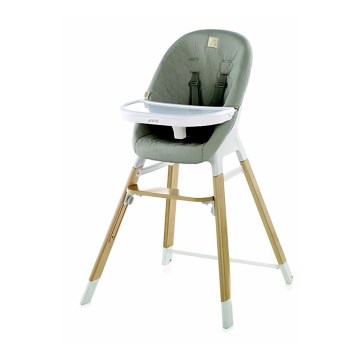 Jané - Silla de comedor infantil 3en1 WOODY grey