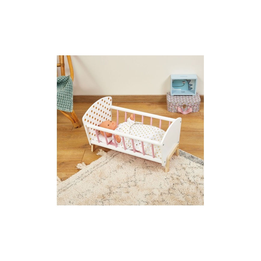 Janod - Cama para muñecas CANDY CHIC