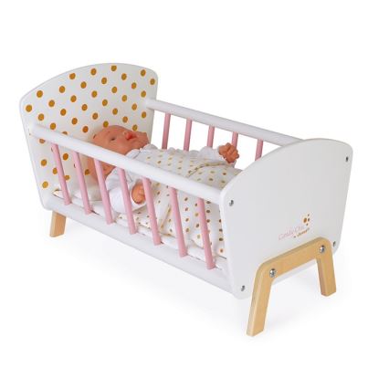 Janod - Cama para muñecas CANDY CHIC