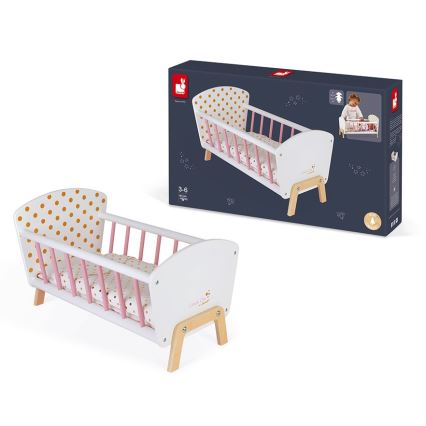 Janod - Cama para muñecas CANDY CHIC