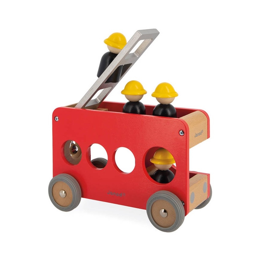 Janod - Camión de bomberos de madera BOLID