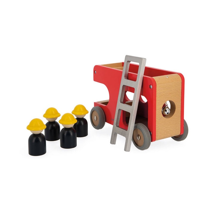Janod - Camión de bomberos de madera BOLID