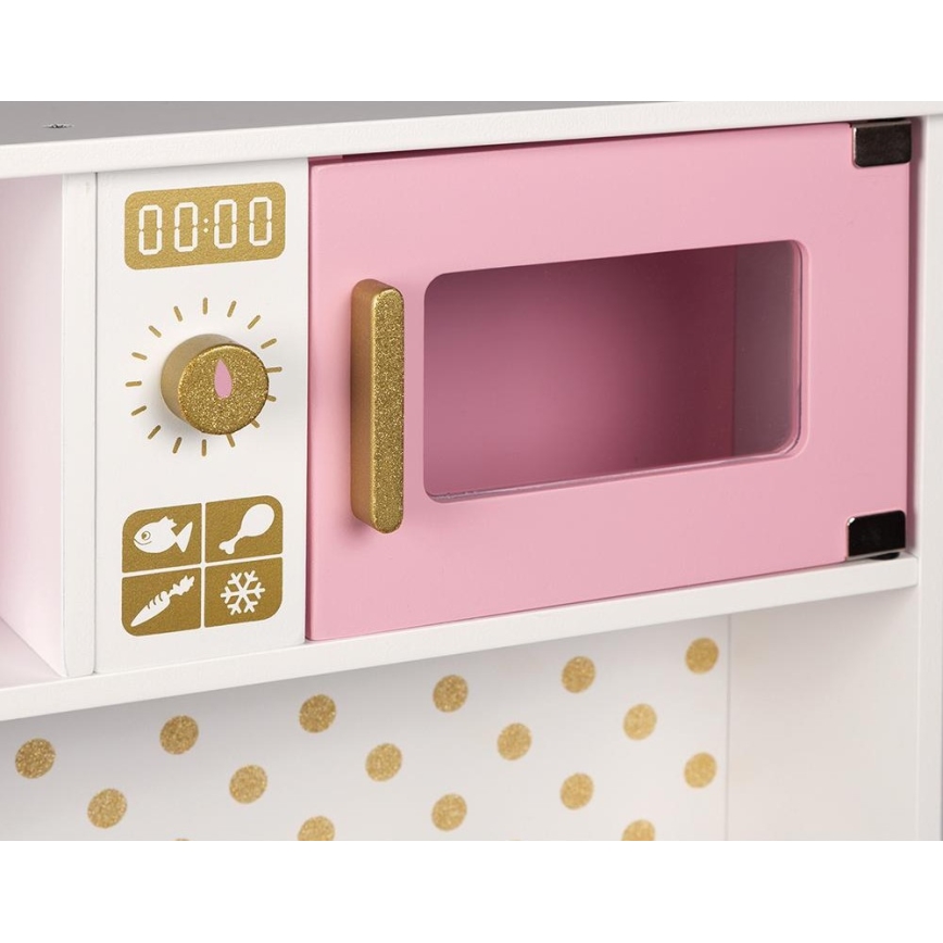 Janod - Cocina de madera con tablero LED CANDY CHIC