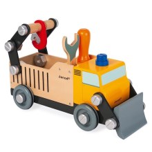 Janod - Juego de construcción de madera BRICOKIDS camión
