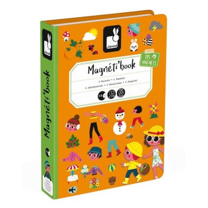 Janod - Juego magnético interactivo MAGNETIBOOK estaciones