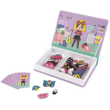 Janod - Juego magnético interactivo MAGNETIBOOK niña