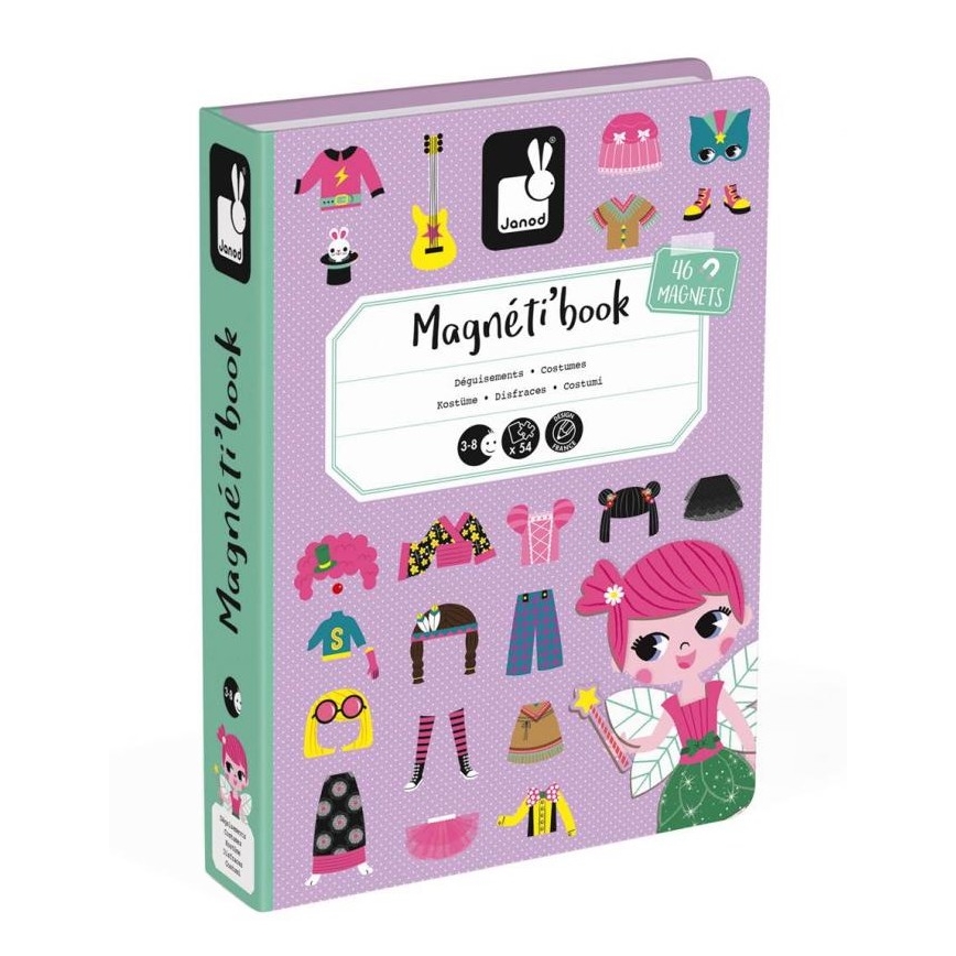 Janod - Juego magnético interactivo MAGNETIBOOK niña