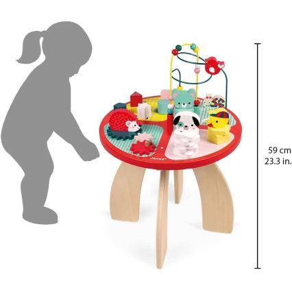 Janod - Mesa interactiva infantil BABY FOREST