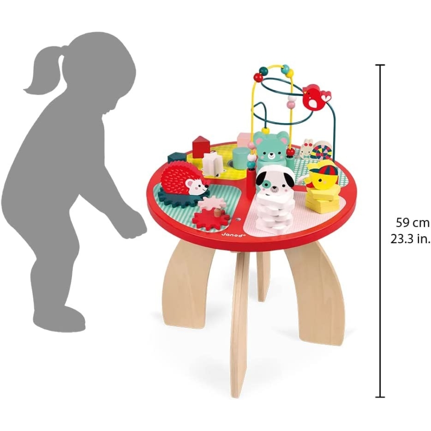Janod - Mesa interactiva infantil BABY FOREST