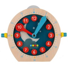 Janod - Reloj de madera para niños LEARNING TOYS