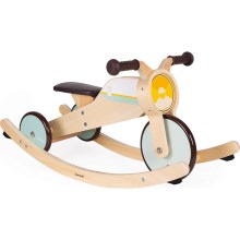 Janod - Triciclo de madera para niños 2en1