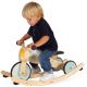 Janod - Triciclo de madera para niños 2en1