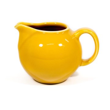 Jarra de leche de cerámica Tereza amarillo