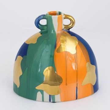 Jarrón de ceramica 21,5x20,7 cm