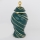 Jarrón de ceramica 41x20 cm dorado/verde