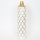 Jarrón de metal 60,5x14 cm blanco/dorado
