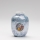 Jarrón de porcelana 12,5x9 cm azul nacarado gracias