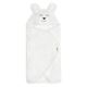 Jollein - Manta para envolver al bebé fleece Bunny 100x105 cm Snow White
