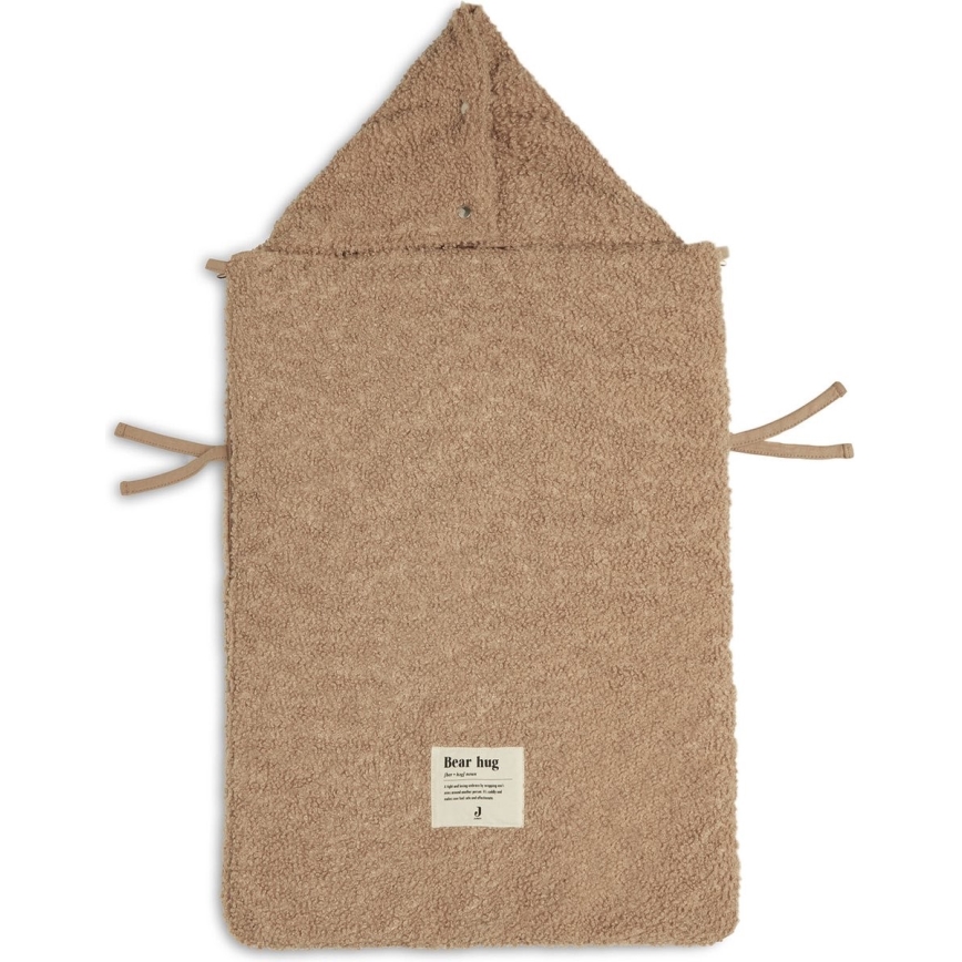 Jollein - Saco para silla de coche BOUCLE 42x82 cm Boucle Biscuit