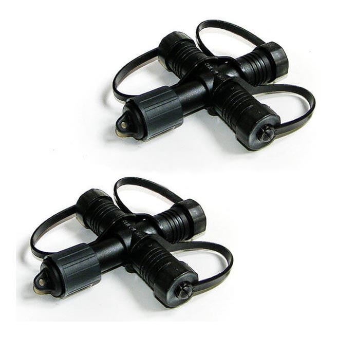 JUEGO 2x Conector exterior (1x entrada, 3x salida) EASY CONNECT IP67