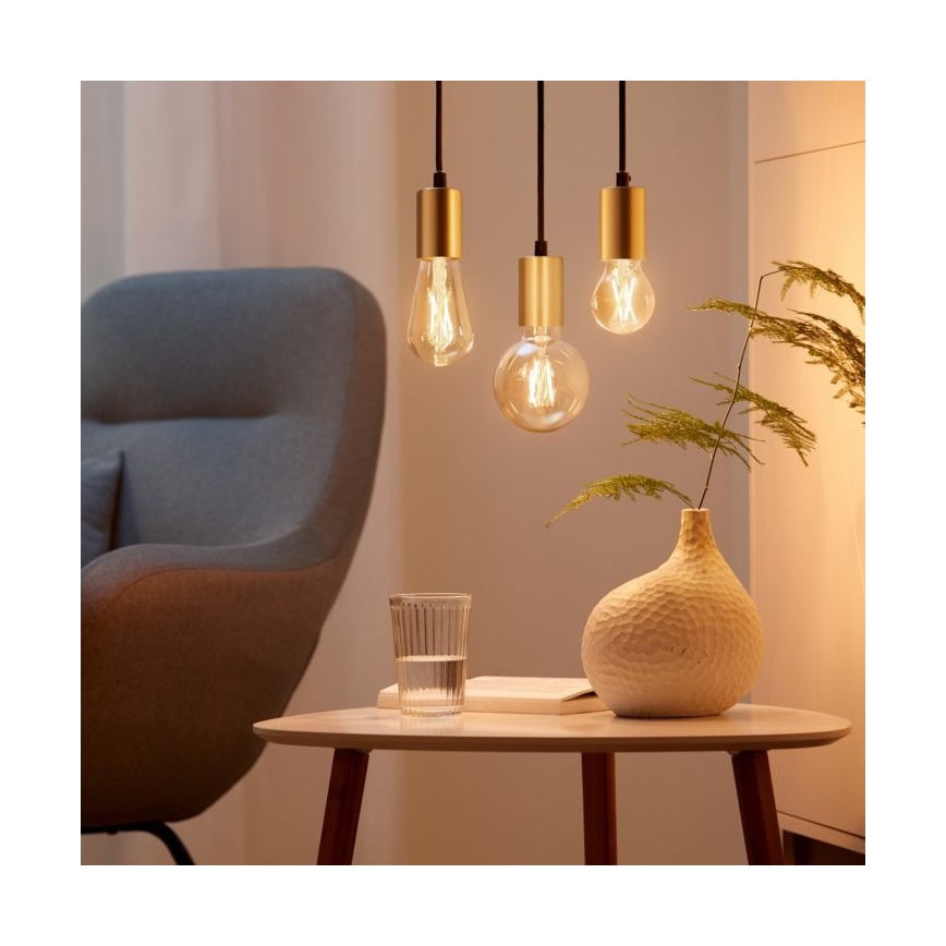 JUEGO 2x LED Bombilla regulable VINTAGE FILAMENT ST64 E27/6,7W/230V 2000-5000K Wi-Fi - WiZ