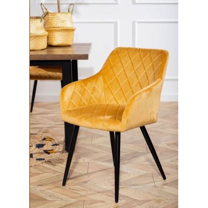 JUEGO 2x Sillas de comedor RICO naranja