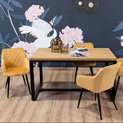 JUEGO 2x Sillas de comedor RICO naranja