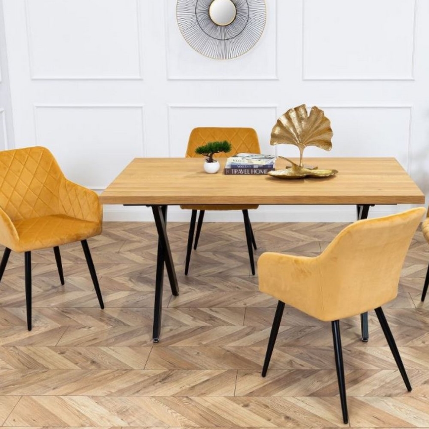 JUEGO 2x Sillas de comedor RICO naranja