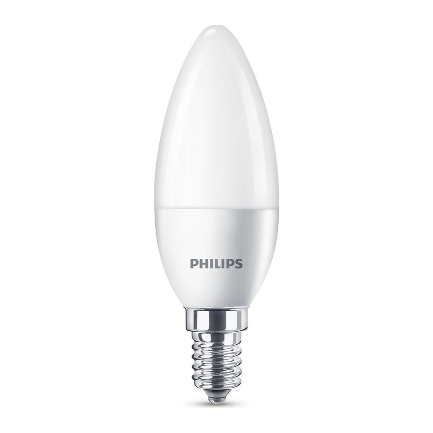JUEGO 3x Bombillas LED Philips B35 E14/5,5W/230V 2700K