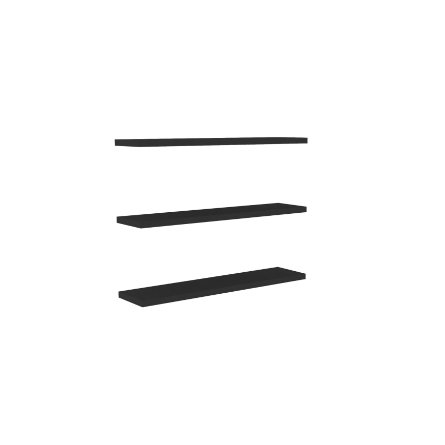 JUEGO 3x Estante de pared BOSS antracita