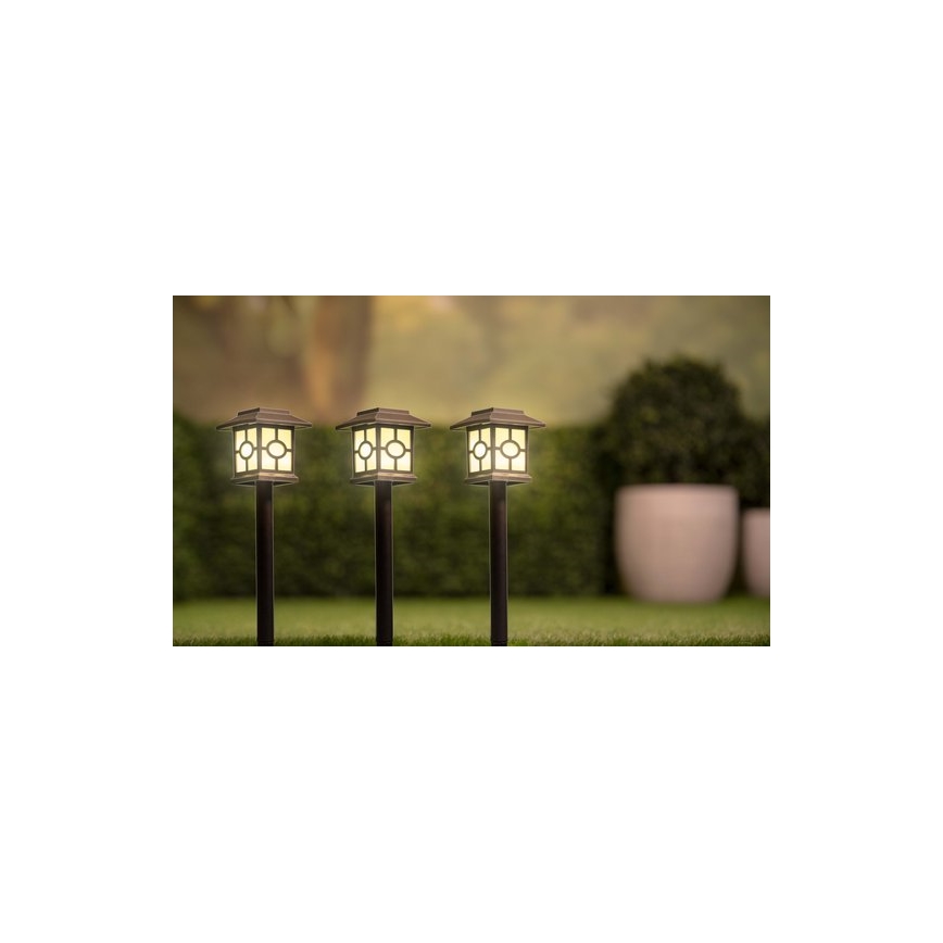 JUEGO 3x Lámpara solar LED LED/1,2V