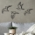 JUEGO 4x Decoración de pared pájaros
