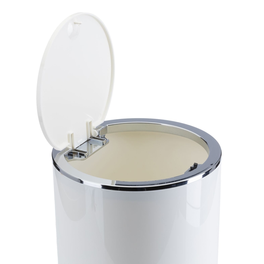 Juego de accesorios de baño CARMEN 5 pz blanco/cromo brillante