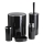 Juego de accesorios de baño CARMEN 5 pz negro/cromo brillante