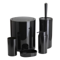 Juego de accesorios de baño CARMEN 5 pz negro