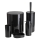 Juego de accesorios de baño CARMEN 5 pz negro