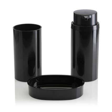 Juego de accesorios de baño CARMEN 5 pz negro