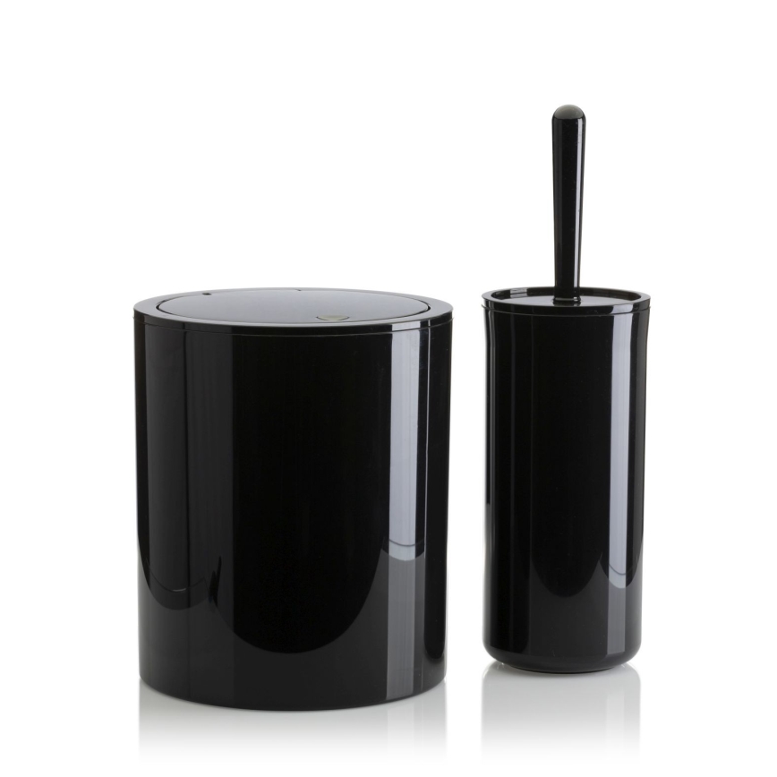 Juego de accesorios de baño CARMEN 5 pz negro