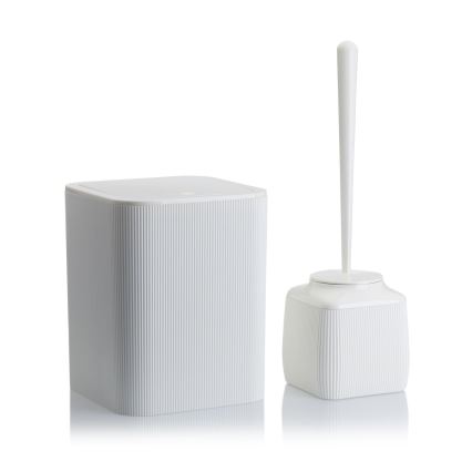 Juego de accesorios de baño CRYSTAL 5 pz blanco