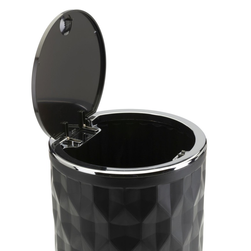 Juego de accesorios de baño REINA 5 pz negro/cromo brillante