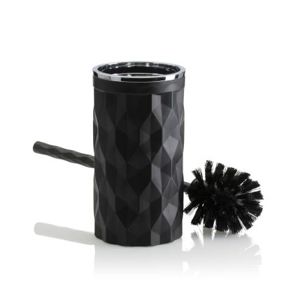 Juego de accesorios de baño REINA 5 pz negro/cromo brillante