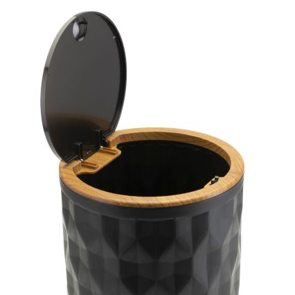 Juego de accesorios de baño REINA 5 pz negro/marrón