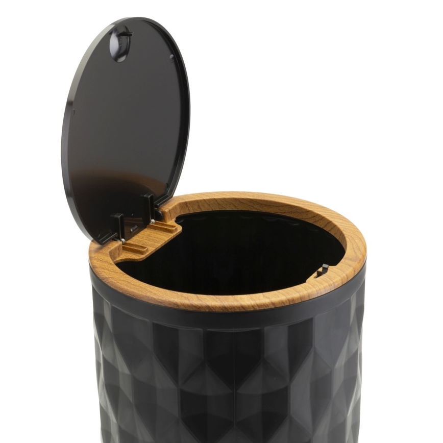 Juego de accesorios de baño REINA 5 pz negro/marrón