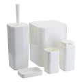 Juego de accesorios de baño SIERRA 5 pz blanco