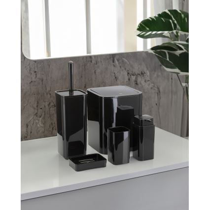 Juego de accesorios de baño SIERRA 5 pz negro