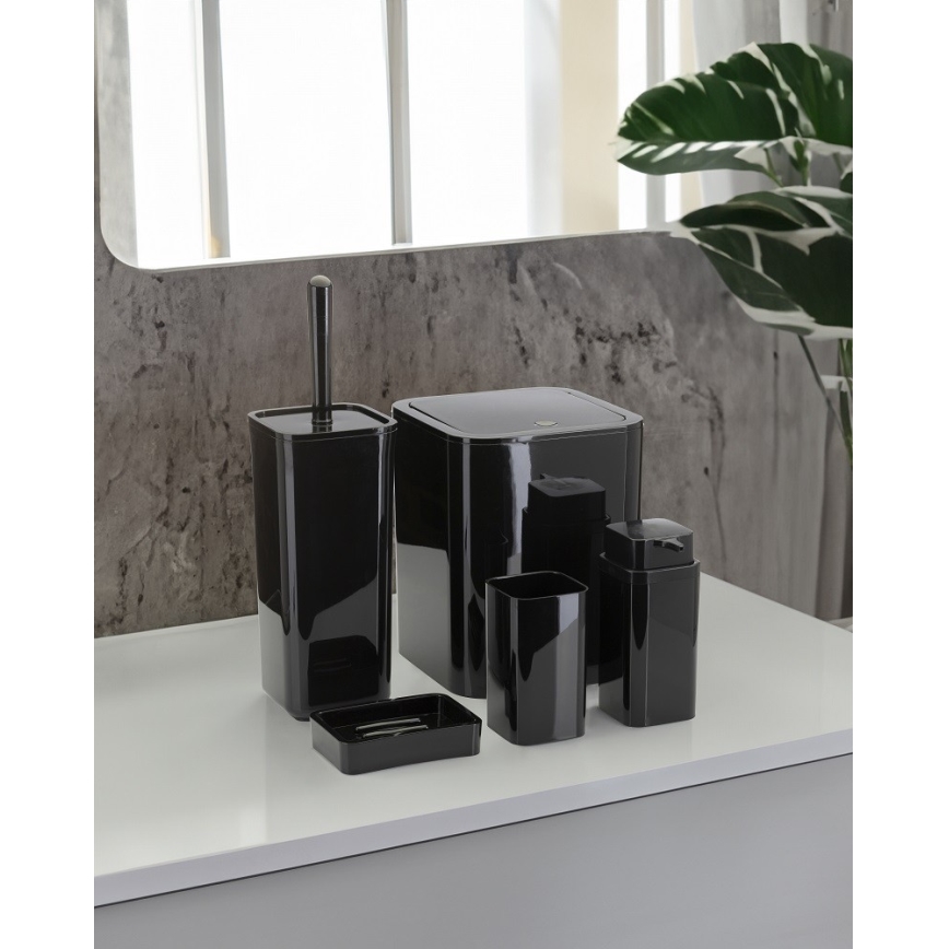 Juego de accesorios de baño SIERRA 5 pz negro